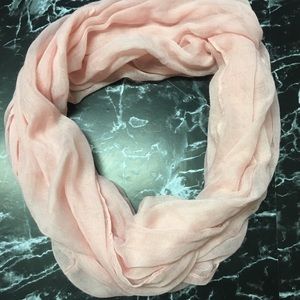 A beautiful baby pink scarf